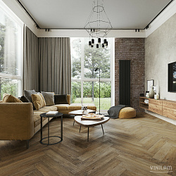 Плитка Vinilam Parquet Herringbone IS11377 Паркет Тусон