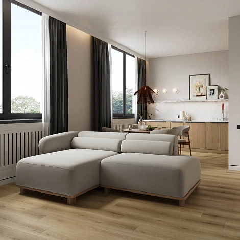 Кварц виниловая плитка Floorwood Quantum 9567 Дуб Робертс