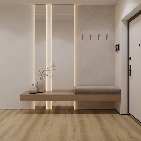 Кварц виниловая плитка Floorwood Residence 6784 Дуб Идиль