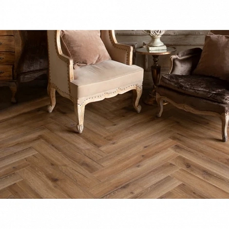 Плитка VINILAM VinilPol Herringbone 9933 Паркет Франческо
