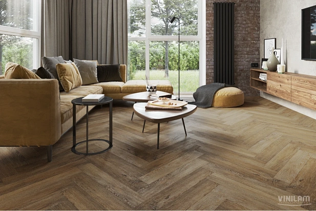Плитка Vinilam Herringbone GD 11377 Паркет Тусон
